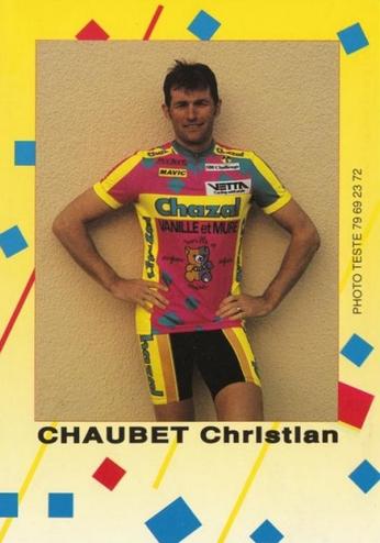 1992 Chazal-Vanille et Mûre-Vetta #NNO Christian Chaubet Front